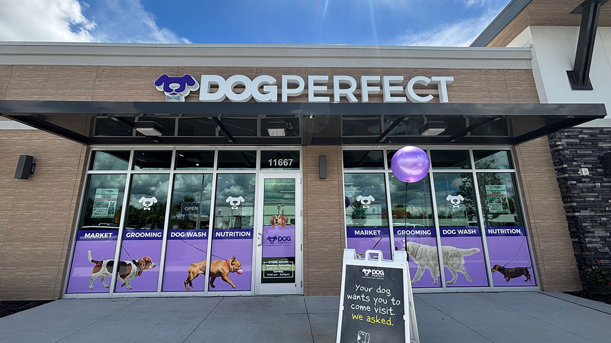 Exterior of the DOGPerfect Parrish store