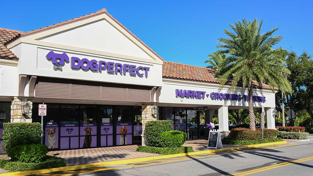 Exterior of the DOGPerfect The Landings store