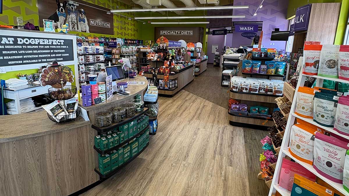 Interior of the DOGPerfect University Park store