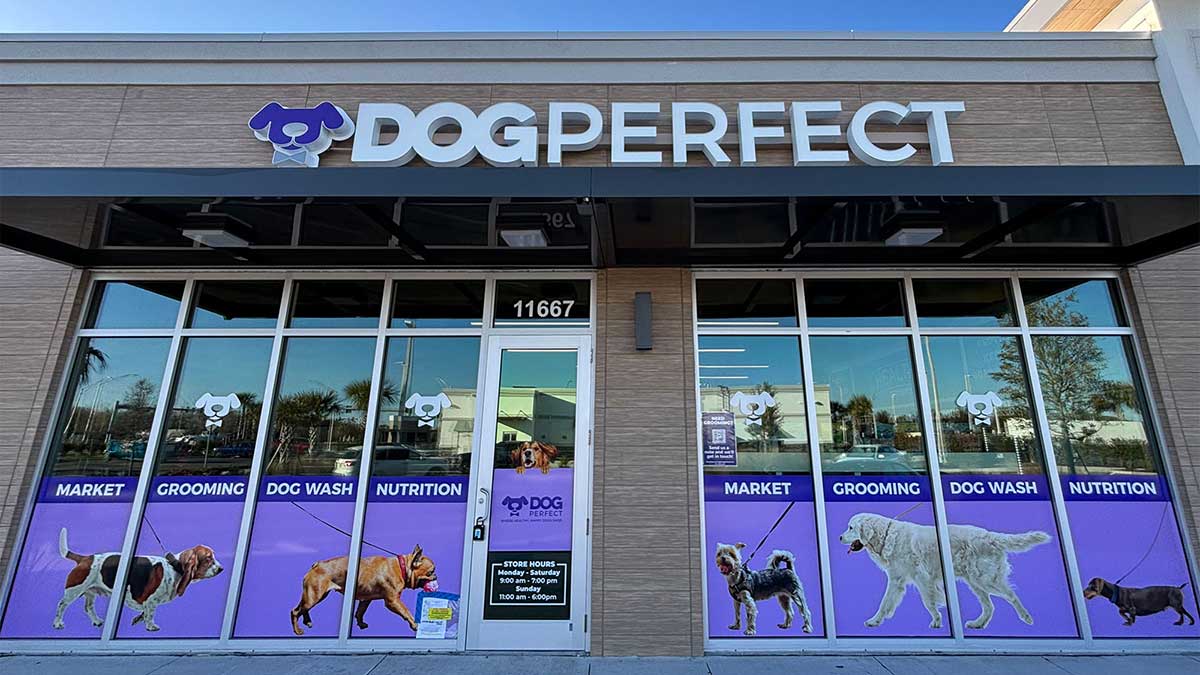 Exterior of the DOGPerfect Parrish store