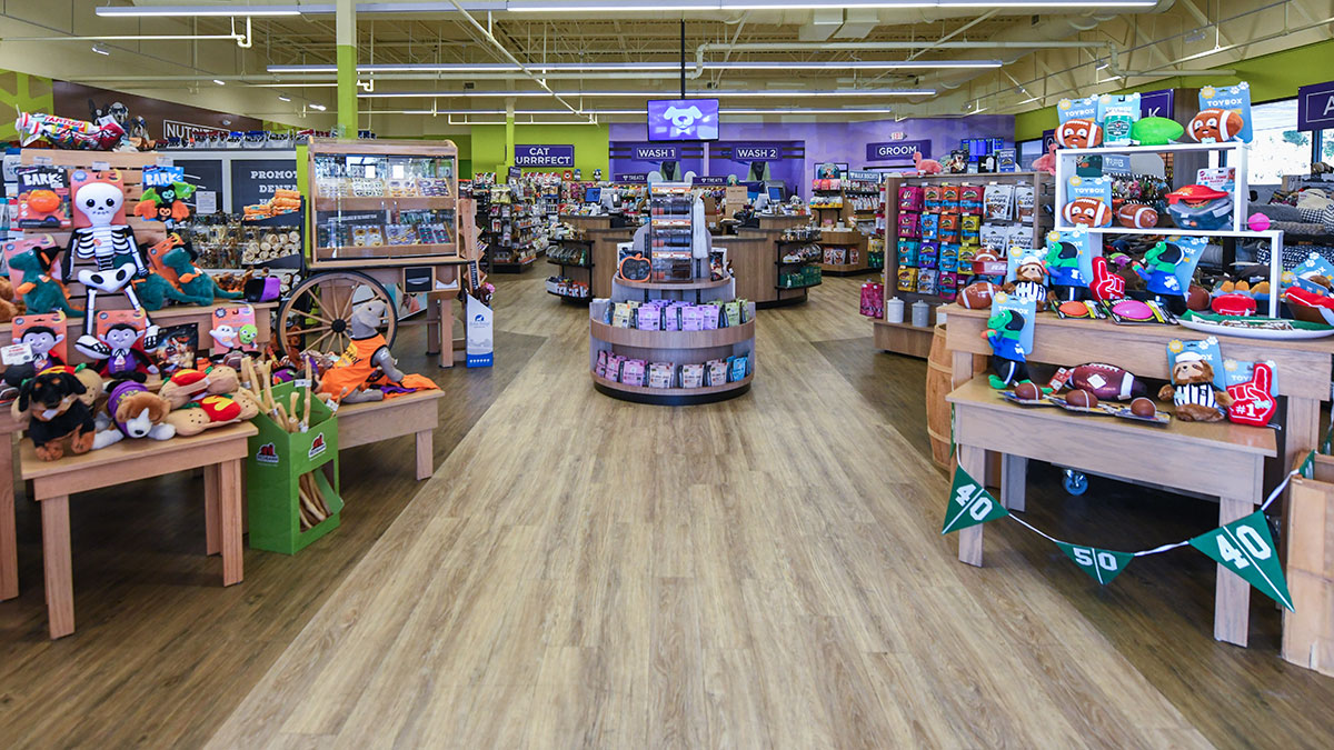 Interior of the DOGPerfect The Landings store