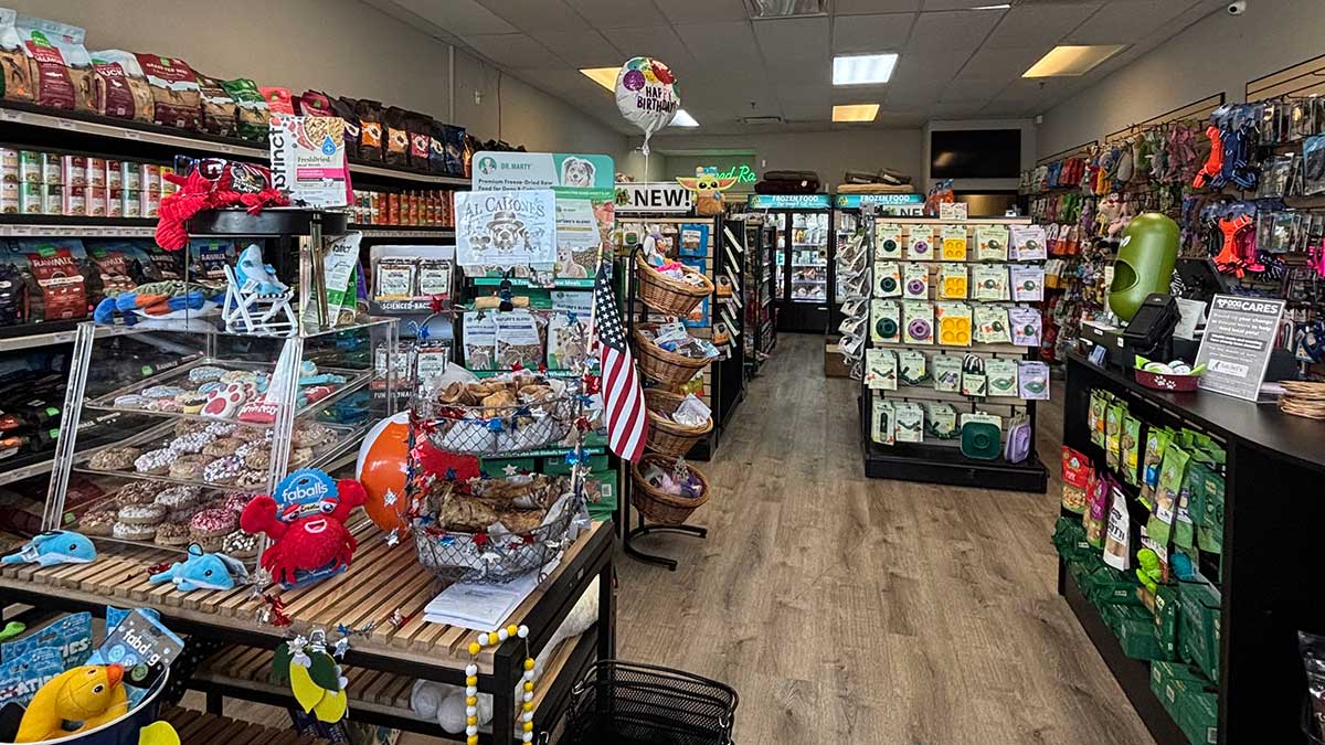 Interior of the DOGPerfect Westchase store